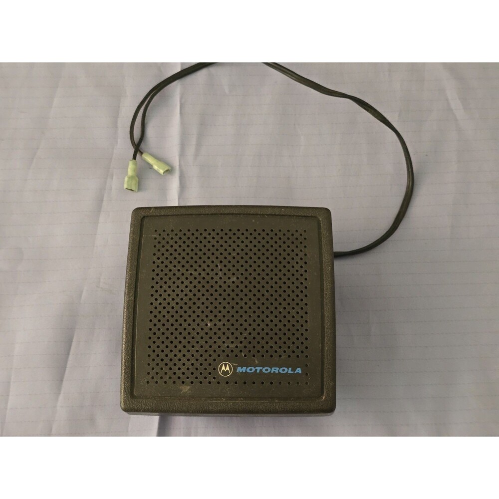 Vintage Motorola External Mobile Radio Speaker - Tested Working